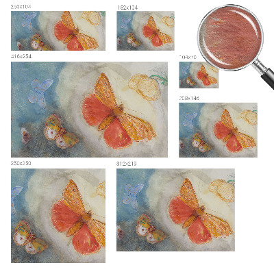 Aukštos kokybės fototapetas Spalvinga vasaros fuglia