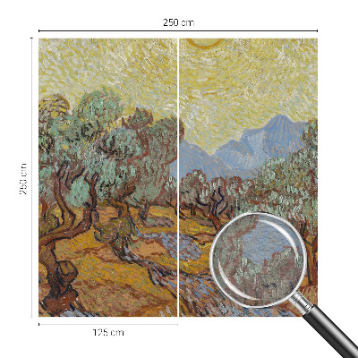 Dekoratyvinis fototapetas Oliventræer