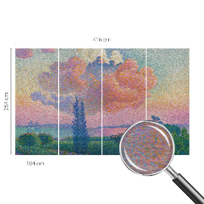 Stilingas fototapetas su spalvingu kraštovaizdžiu