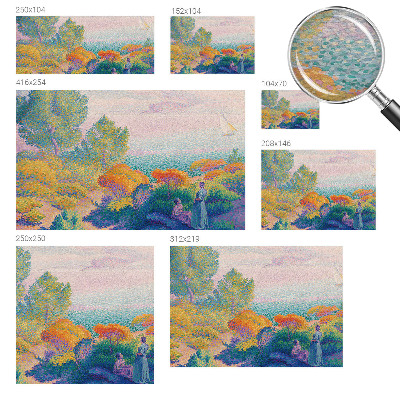 Sienų danga fototapetas Kystlandskab