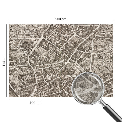 Flizelininis fototapetas Miesto labirintas