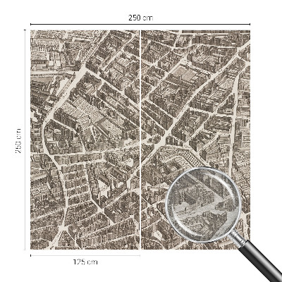 Flizelininis fototapetas Miesto labirintas