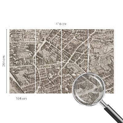 Flizelininis fototapetas Miesto labirintas