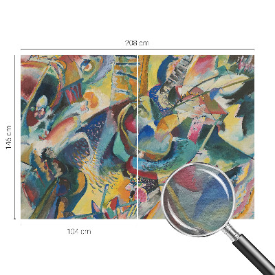 Plaunamas flizelininis fototapetas Spalvų santrauka