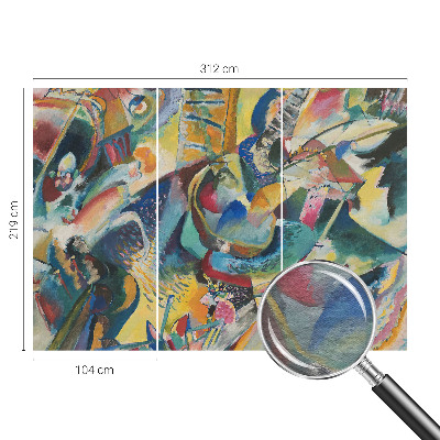 Plaunamas flizelininis fototapetas Spalvų santrauka