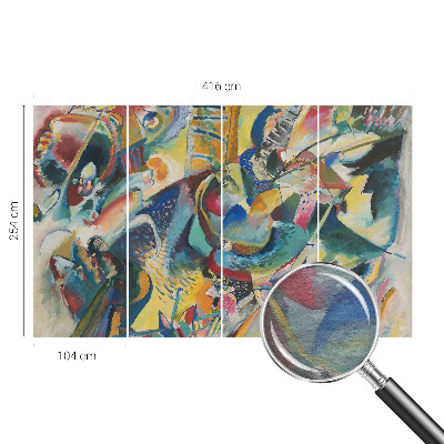 Plaunamas flizelininis fototapetas Spalvų santrauka