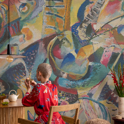 Plaunamas flizelininis fototapetas Spalvų santrauka