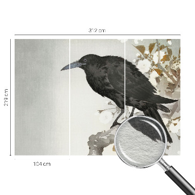 Fototapetas pagal matmenis Ravn ir blomsterne