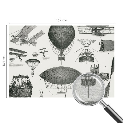 Fototapetas miegamajam Oro linijų istorija