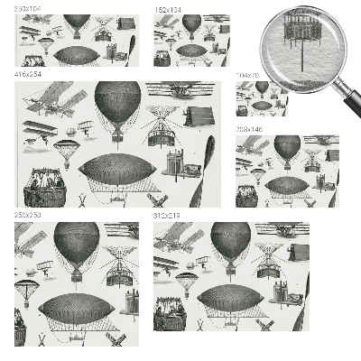 Fototapetas miegamajam Oro linijų istorija