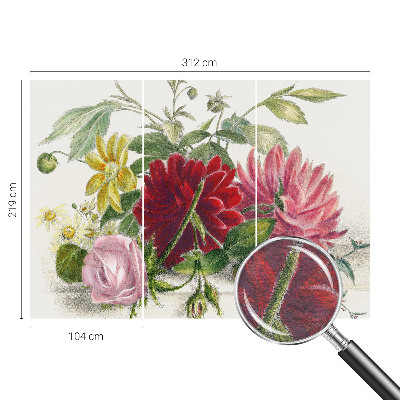 Modernus fototapetas Blomsterbuket