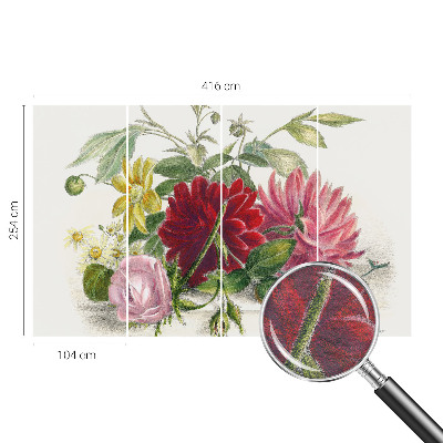 Modernus fototapetas Blomsterbuket