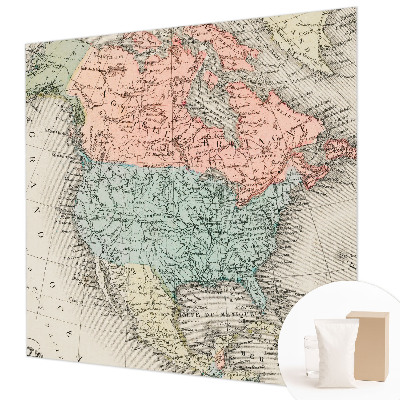 Aukštos kokybės fototapetas Istorinis žemėlapis