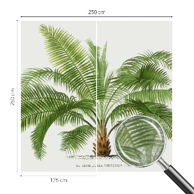 Tapetas su blizgiu palmetės raštu