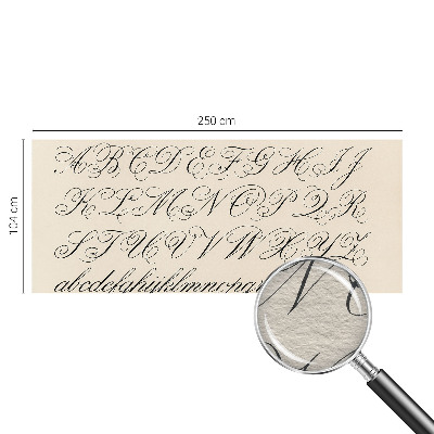 Fototapetas miegamajam Kaligrafinis rašymas