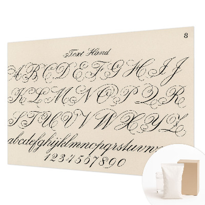 Fototapetas miegamajam Kaligrafinis rašymas