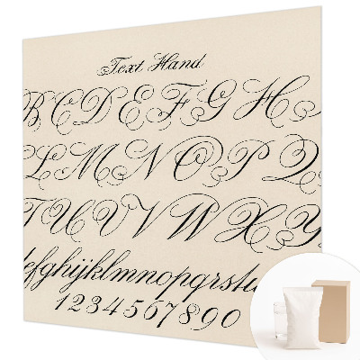Fototapetas miegamajam Kaligrafinis rašymas