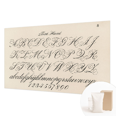 Fototapetas miegamajam Kaligrafinis rašymas