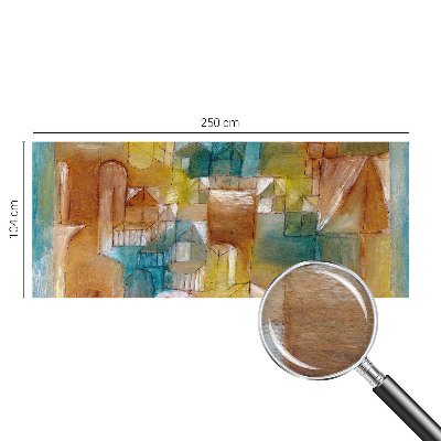 Sienų danga fototapetas Geometriniai konstruktoriai