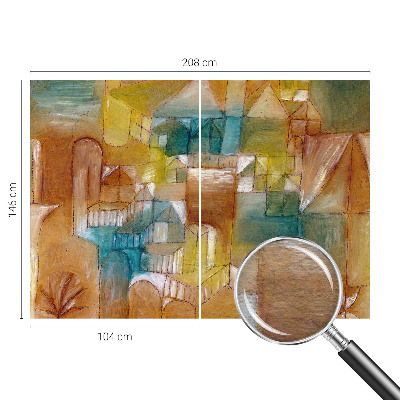 Sienų danga fototapetas Geometriniai konstruktoriai