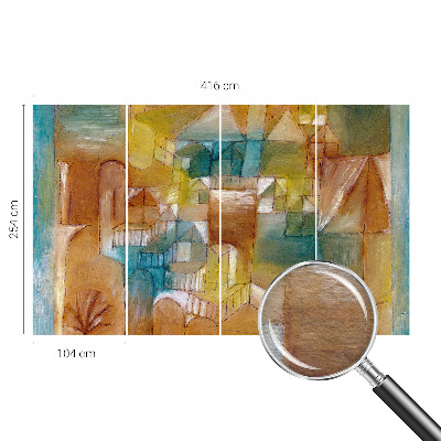 Sienų danga fototapetas Geometriniai konstruktoriai