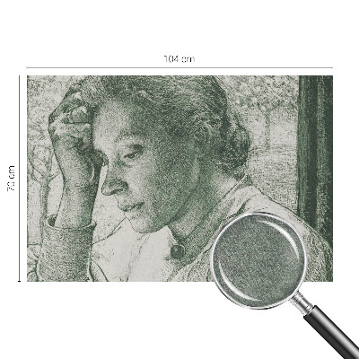 Fototapetas pagal užsakymą Atspindinti moteris