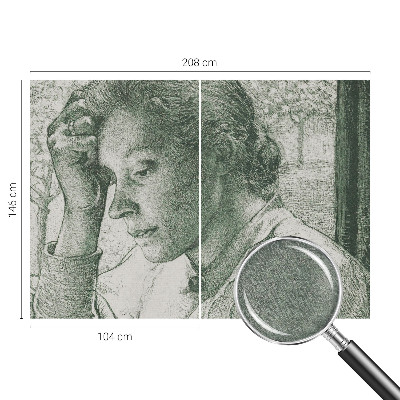 Fototapetas pagal užsakymą Atspindinti moteris