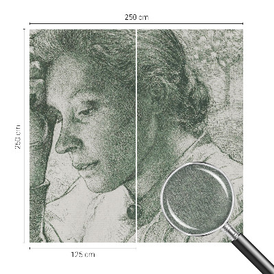 Fototapetas pagal užsakymą Atspindinti moteris