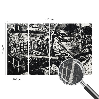 Plaunamas flizelininis fototapetas Architektoninis kraštovaizdis