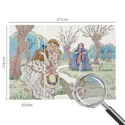 Fototapetas pagal užsakymą Romantiška scena