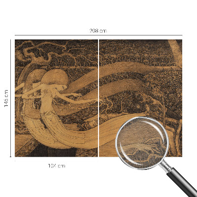 Sienų danga fototapetas Siurrealistinė figūra