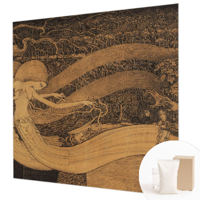 Sienų danga fototapetas Siurrealistinė figūra