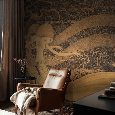 Sienų danga fototapetas Siurrealistinė figūra