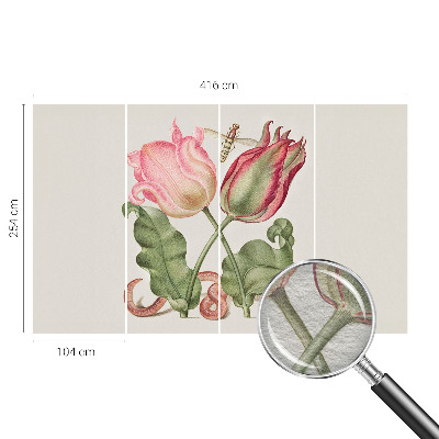 Flizelininis fototapetas Tulpė skėčiai