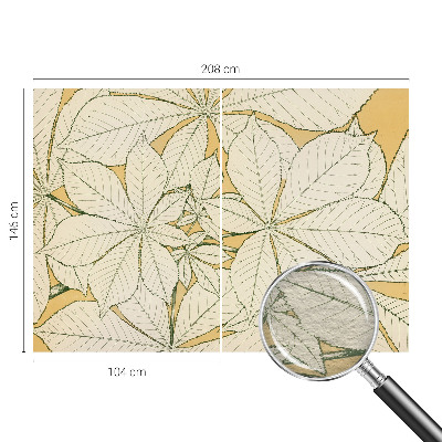 Fototapetas miegamajam Kastanjebladė