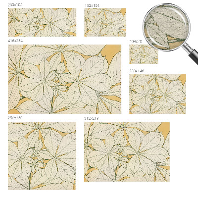 Fototapetas miegamajam Kastanjebladė