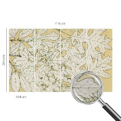 Fototapetas svetainei Træblade