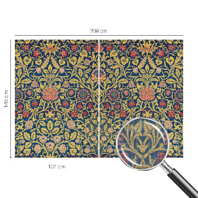 Modernus fototapetas Blomstermønster