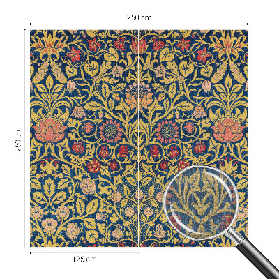 Modernus fototapetas Blomstermønster