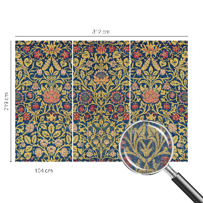 Modernus fototapetas Blomstermønster