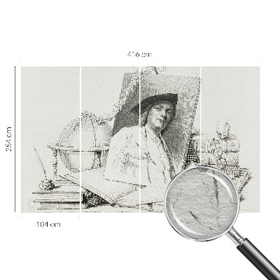 Stilingas fototapetas Meninis portretas