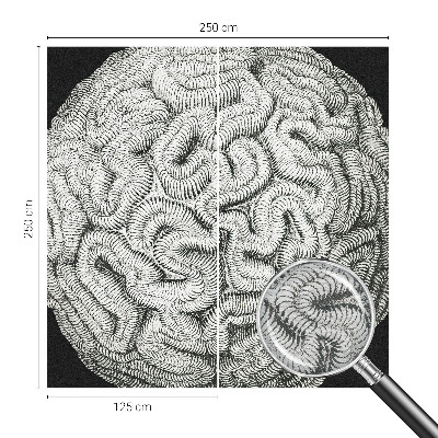 Dekoratyvinis fototapetas Sferrisk struktūra