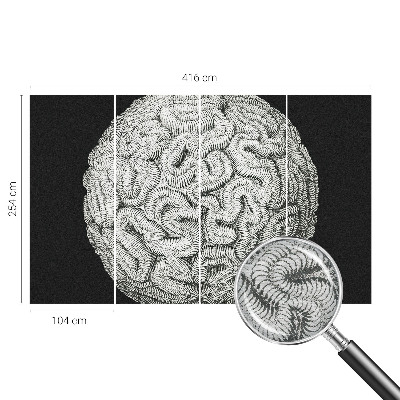 Dekoratyvinis fototapetas Sferrisk struktūra