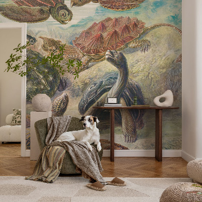 Plaunamas flizelininis fototapetas Skildpaddefauna