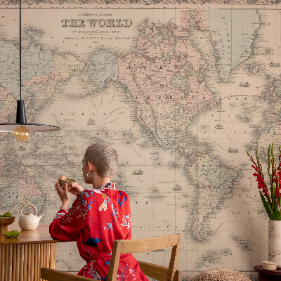 Aukštos kokybės fototapetas Istorinis žemėlapis