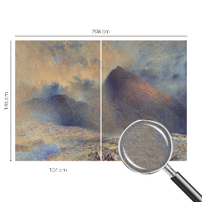 Modernus fototapetas Bjerglandskabas