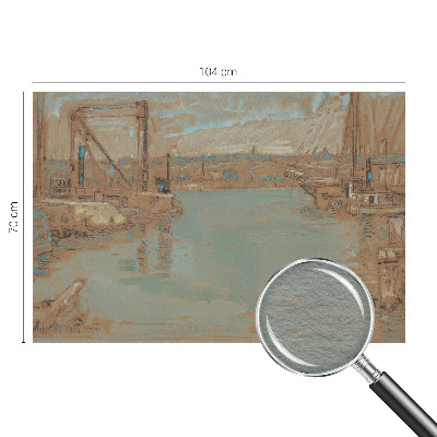 Fototapetas svetainei Udsigt over havnen