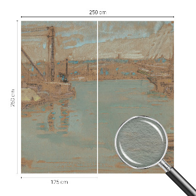 Fototapetas svetainei Udsigt over havnen