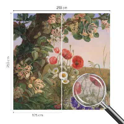 Fototapetas flizelino pagrindu su motyvu „Blomsteridyl“