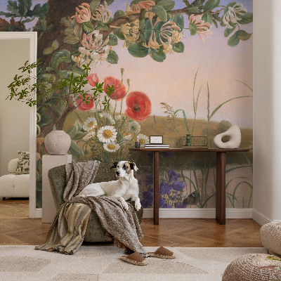 Fototapetas flizelino pagrindu su motyvu „Blomsteridyl“